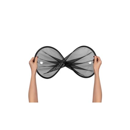 Lionelo - Αντηλιακό σκίαστρο με βεντούζα SUNSHADE, 2 τεμ., Μαύρο