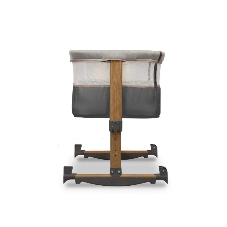 Lionelo - Λίκνο - Κούνια μωρού 3σε1 LEONIE γκρι/μαύρο