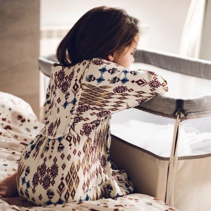 Lionelo - Λίκνο - Κούνια μωρού 3σε1 LEONIE γκρι/μπεζ