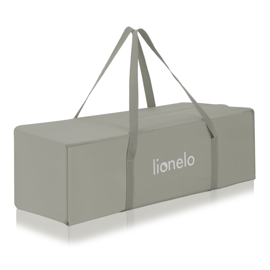 Lionelo - Φορητή ταξιδιωτική κούνια FLOWER Cappuccino