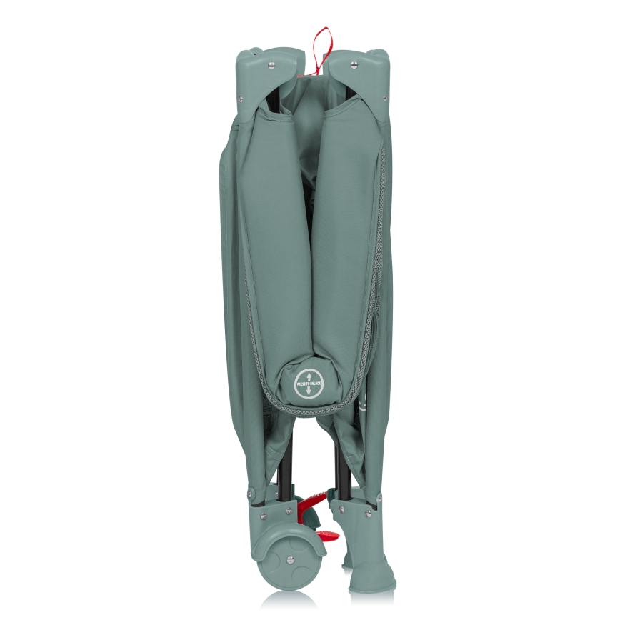 Lionelo - Φορητή ταξιδιωτική κούνια LAURA σε χρώμα φασκόμηλου