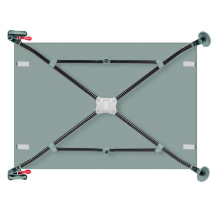 Lionelo - Φορητή ταξιδιωτική κούνια LAURA σε χρώμα φασκόμηλου