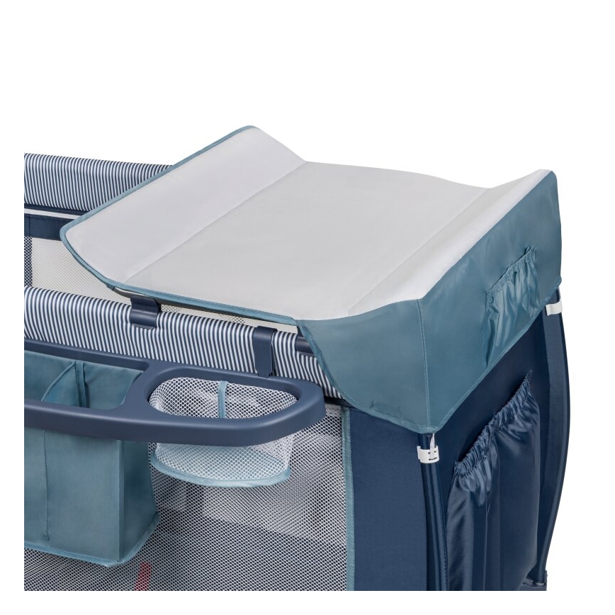 Lionelo - Φορητό κρεβατάκι ταξιδιού SVEN PLUS μπλε