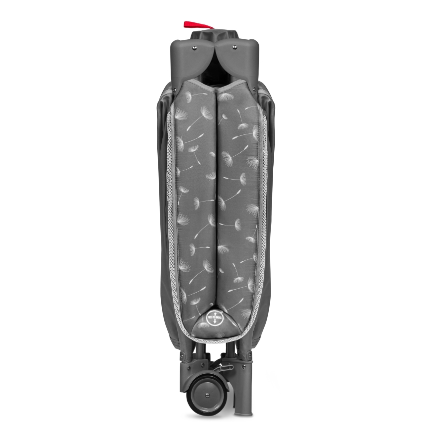 Lionelo - Φορητό παρκοκρέβατο STEFI PLUS Γκρι Λευκό