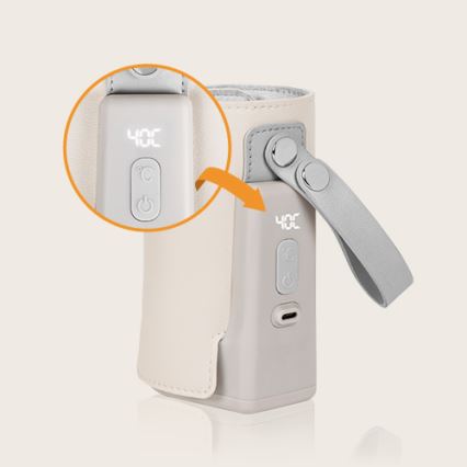 Lionelo - Φορτιζόμενος θερμαντήρας μπιμπερό THERMUP GO PLUS 10W/5V μπεζ