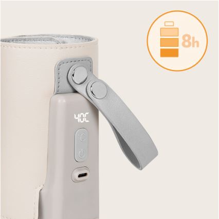 Lionelo - Φορτιζόμενος θερμαντήρας μπιμπερό THERMUP GO PLUS 10W/5V μπεζ