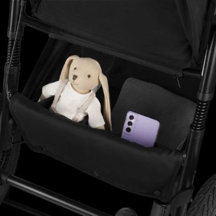 Lionelo - Καροτσάκι AZURA μαύρο