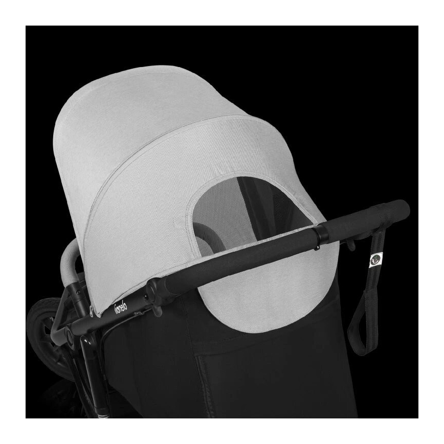 Lionelo - Καροτσάκι AZURA μαύρο/γκρι