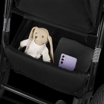 Lionelo - Καροτσάκι AZURA μαύρο/γκρι