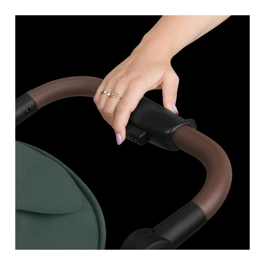 Lionelo - Καροτσάκι EMMA ONE πράσινο/μαύρο