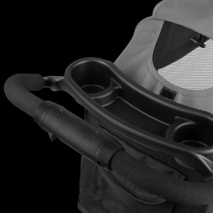 Lionelo - Καροτσάκι EMMA PLUS γκρι/μαύρο