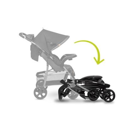 Lionelo - Καροτσάκι EMMA PLUS μαύρο