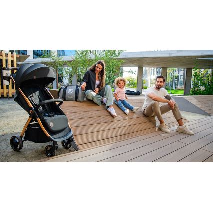 Lionelo - Καροτσάκι INGRID μαύρο