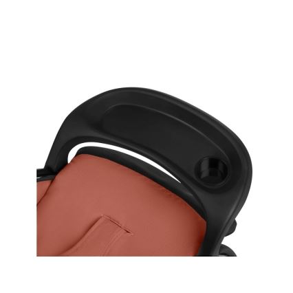 Lionelo - Καρότσι περιπάτου EMMA PLUS τούβλινο/μαύρο