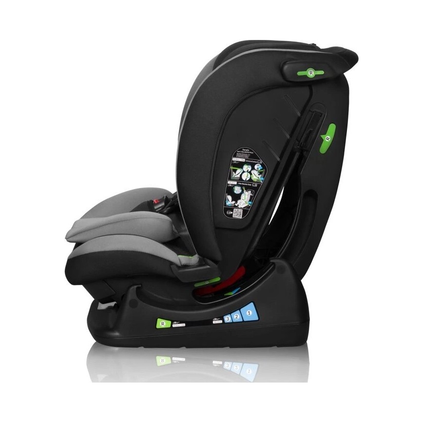 Lionelo - Κάθισμα αυτοκινήτου AART i-Size 40-150 cm μαύρο/γκρι