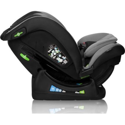 Lionelo - Κάθισμα αυτοκινήτου AART i-Size 40-150 cm μαύρο/γκρι