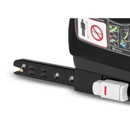 Lionelo - Κάθισμα αυτοκινήτου booster LUUK FIX i-Size 125-150 cm μαύρο/γκρι