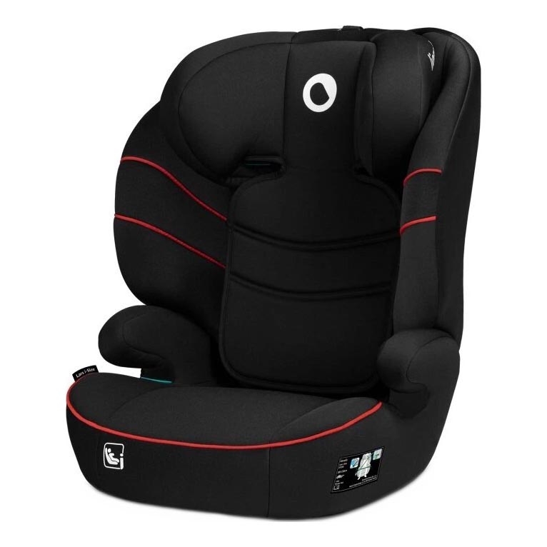 Lionelo - Κάθισμα αυτοκινήτου LARS i-Size 100-150 cm μαύρο/κόκκινο