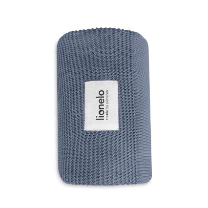 Lionelo - Κουβέρτα από μπαμπού BAMBOO BLANKET 75x100 cm Μπλε