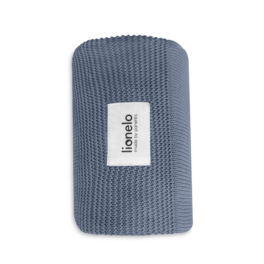 Lionelo - Κουβέρτα από μπαμπού BAMBOO BLANKET 75x100 cm Μπλε