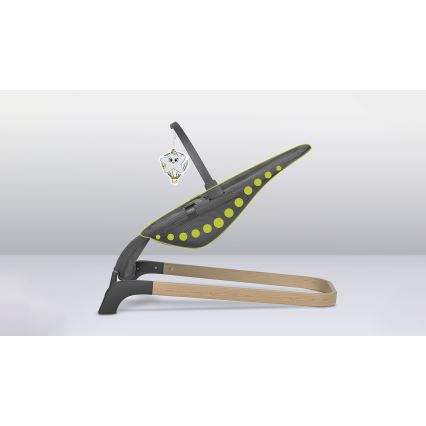 Lionelo - Κούνια μωρού JUNE γκρι