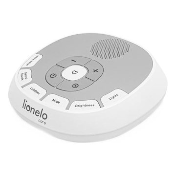 Lionelo - LED RGB επαναφορτιζόμενο μουσικό κουτί με νυχτερινό φωτισμό BABYNAP 5V/1500 mAh