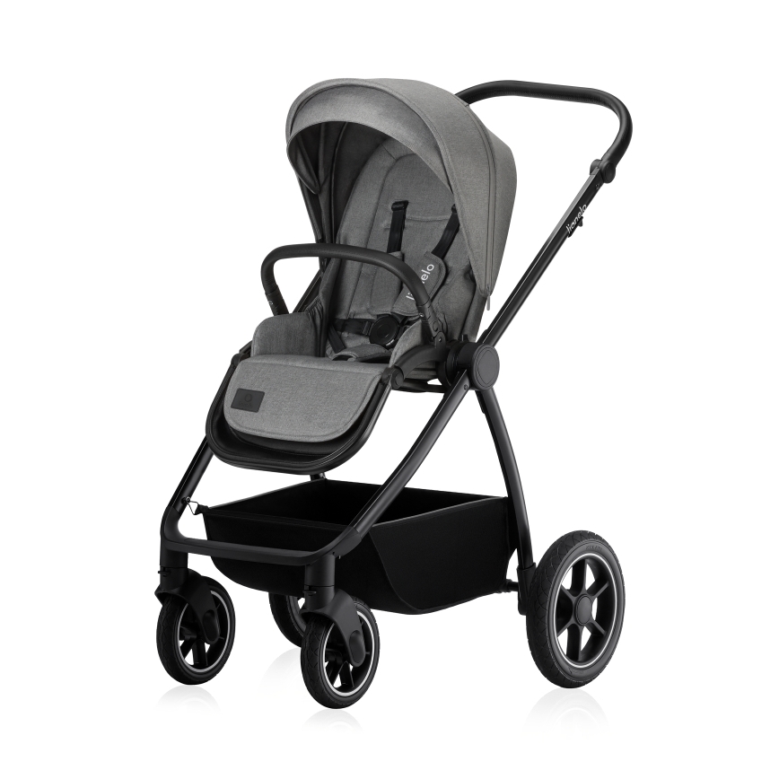 Lionelo - MERIL πολυμορφικό παιδικό καρότσι 3 σε 1 Grey Stone