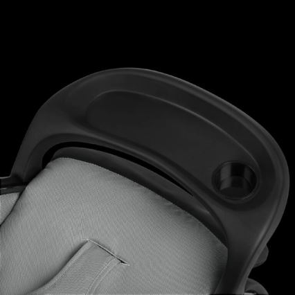 Lionelo - Σπορ παιδικό καρότσι EMMA PLUS γκρι/μαύρο