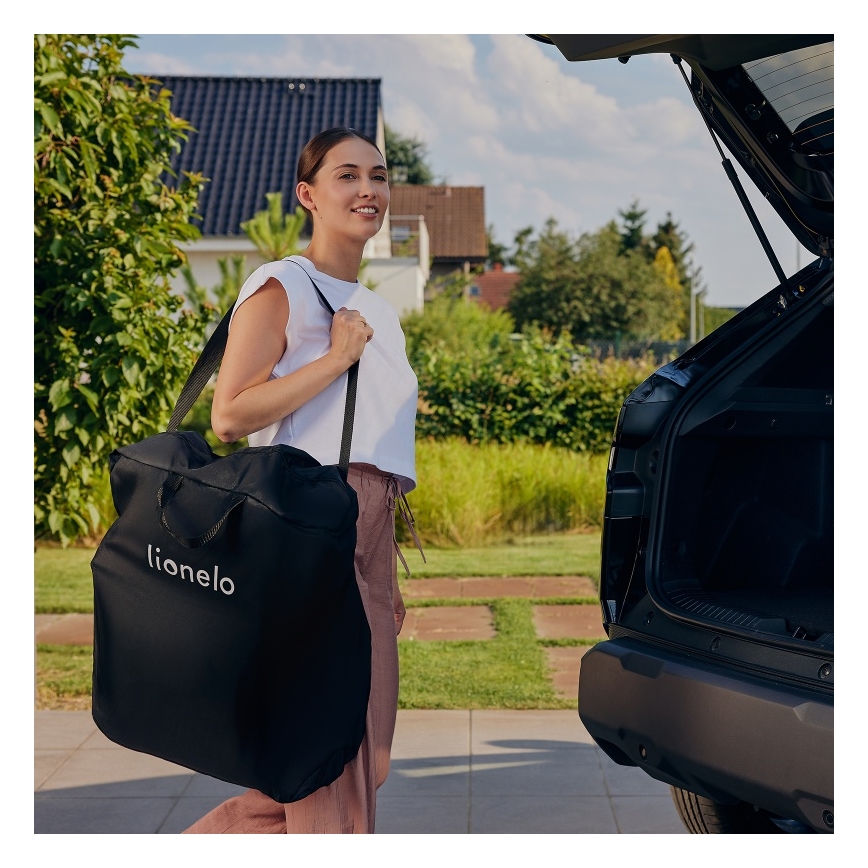 Lionelo - Σπορ παιδικό καρότσι JULIE ONE Μαύρο