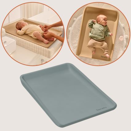 Lionelo - Στρώμα αλλαγής MEGS 49x70 εκ. Γκρι Περιστέρι