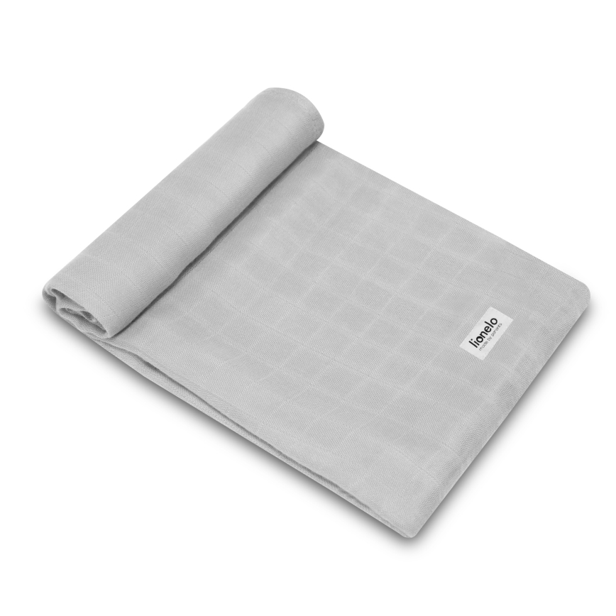 Lionelo - Σετ 3 πανών μωρού από μπαμπού 70x70 cm Rainbow