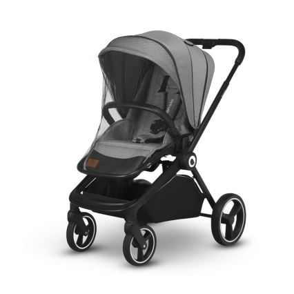 Lionelo - Συνδυαστικό καρότσι 2 σε 1 MIKA Grey Stone