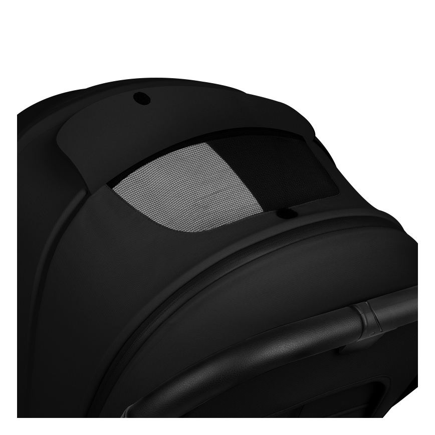 Lionelo - Συνδυαστικό καρότσι 2 σε 1 MIKA PLUS Μαύρο Όνυξ