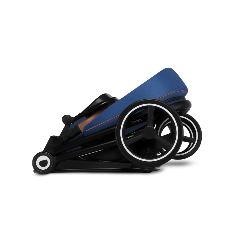 Lionelo - Συνδυαστικό καρότσι 2-σε-1 MIKA ναυτικό μπλε