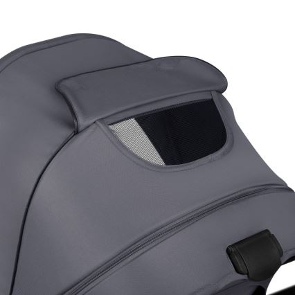 Lionelo - Συνδυαστικό καρότσι 3-σε-1 AMBER PLUS Γκρι Γραφίτης