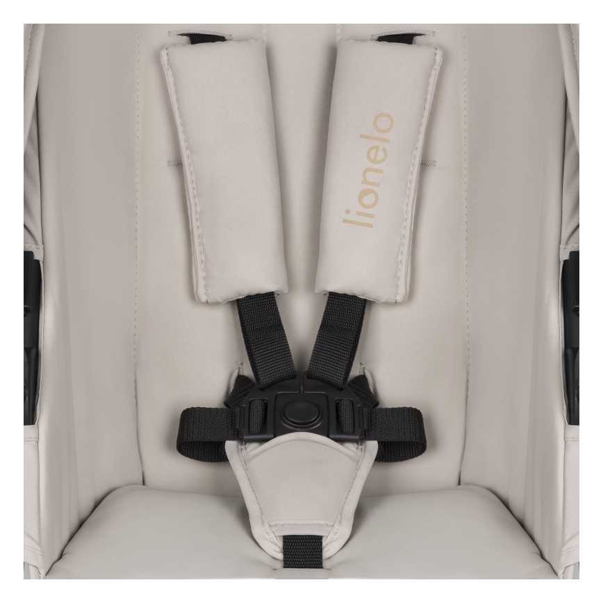 Lionelo - Συνδυαστικό καρότσι 3-σε-1 AMBER PLUS Μπεζ Άμμος