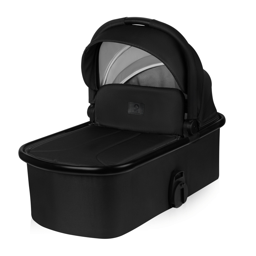 Lionelo - Συνδυαστικό παιδικό καρότσι 2-σε-1 LAYLA Black Onyx