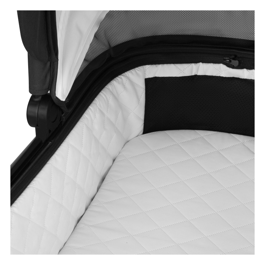 Lionelo - Συνδυαστικό παιδικό καρότσι 2-σε-1 LAYLA Black Onyx