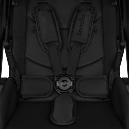 Lionelo - Συνδυαστικό παιδικό καρότσι 2-σε-1 LAYLA Black Onyx