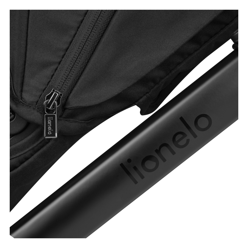 Lionelo - Συνδυαστικό παιδικό καρότσι 2-σε-1 LAYLA Black Onyx