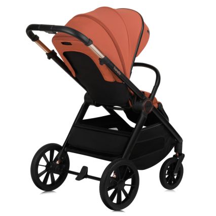 Lionelo - Συνδυαστικό παιδικό καρότσι 2-σε-1 LAYLA Καφέ-Σκουριά