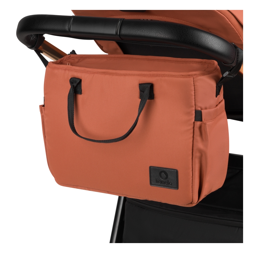 Lionelo - Συνδυαστικό παιδικό καρότσι 2-σε-1 LAYLA Καφέ-Σκουριά