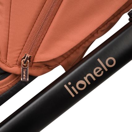 Lionelo - Συνδυαστικό παιδικό καρότσι 2-σε-1 LAYLA Καφέ-Σκουριά