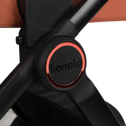 Lionelo - Συνδυαστικό παιδικό καρότσι 2-σε-1 LAYLA Καφέ-Σκουριά