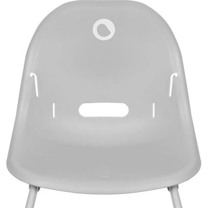 Lionelo - Παιδική καρέκλα φαγητού 2 σε 1 DALIA λευκή/γκρι