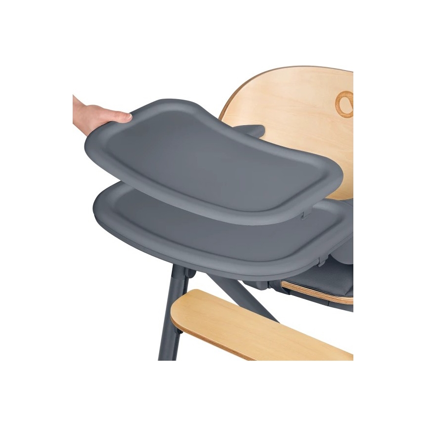 Lionelo - Παιδική καρέκλα φαγητού 3 σε 1 CELIA Grey Wood