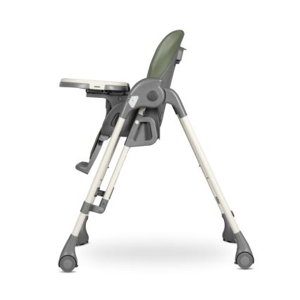 Lionelo - Παιδική καρέκλα φαγητού LAURICE σε χρώμα ελαιοπράσινο