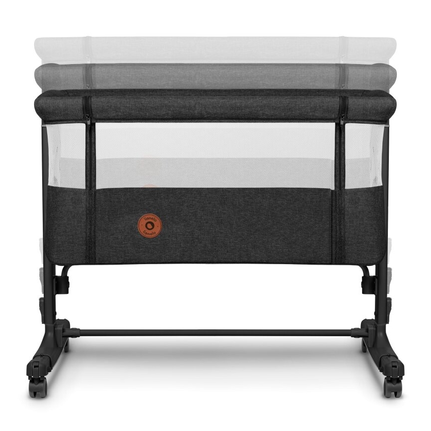 Lionelo - Παιδική κούνια 3 σε 1 AURORA μαύρη