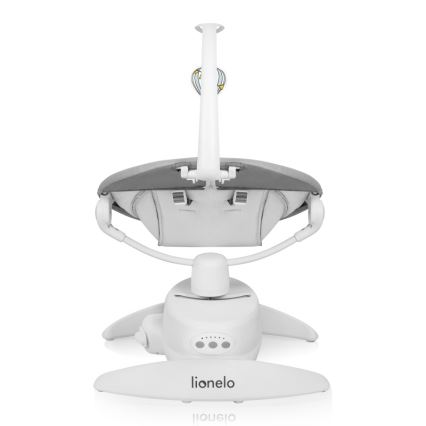Lionelo - Παιδική κούνια με μελωδία IRIS Γκρι Μπετόν
