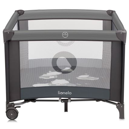 Lionelo - Παιδική περίφραξη BONNIE Grey Scandi